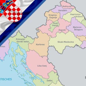 Karte Kroatien