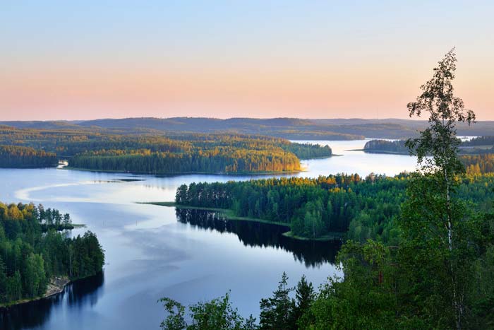 Saimaa-See in Finnland