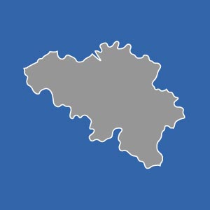 Umriss von Belgien