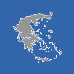 Umriss von Griechenland