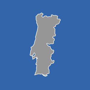 Umriss von Portugal