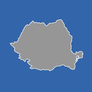 Umriss von Rumaenien