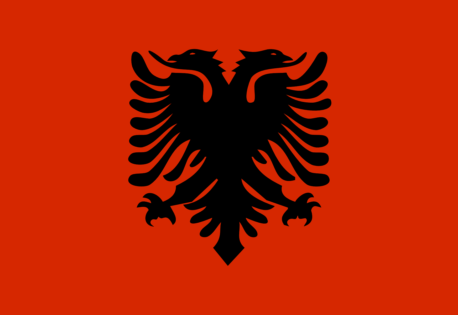 Flagge von Albanien