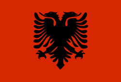 Albanien Flagge