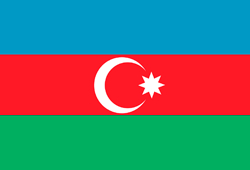 Aserbaidschan Flagge