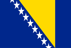 Bosnien und Herzegowina Flagge