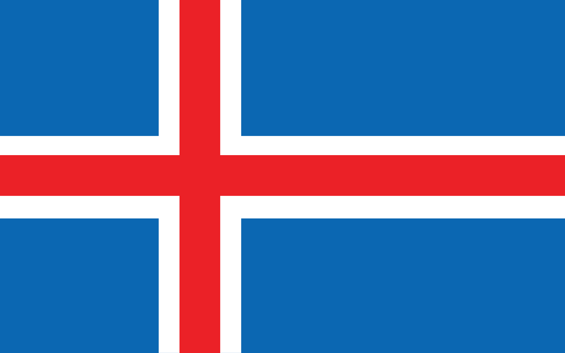 Flagge von Island