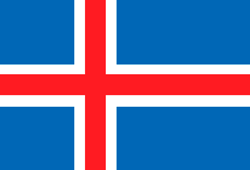 Island Flagge