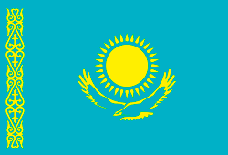 Kasachstan Flagge
