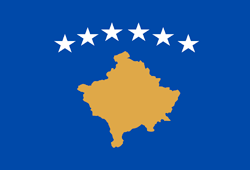 Kosovo Flagge