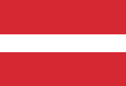 Lettland Flagge
