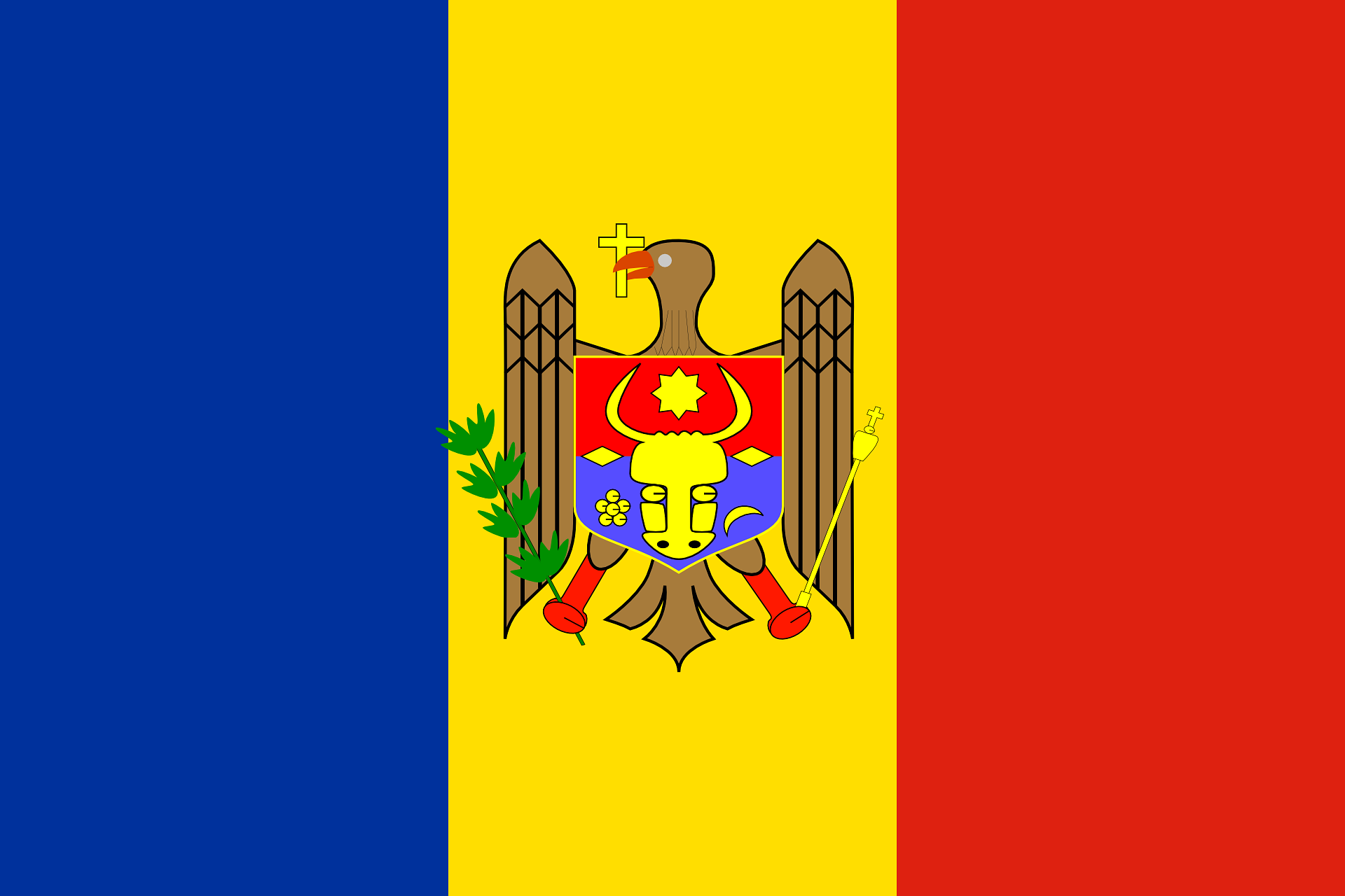Flagge von Moldawien