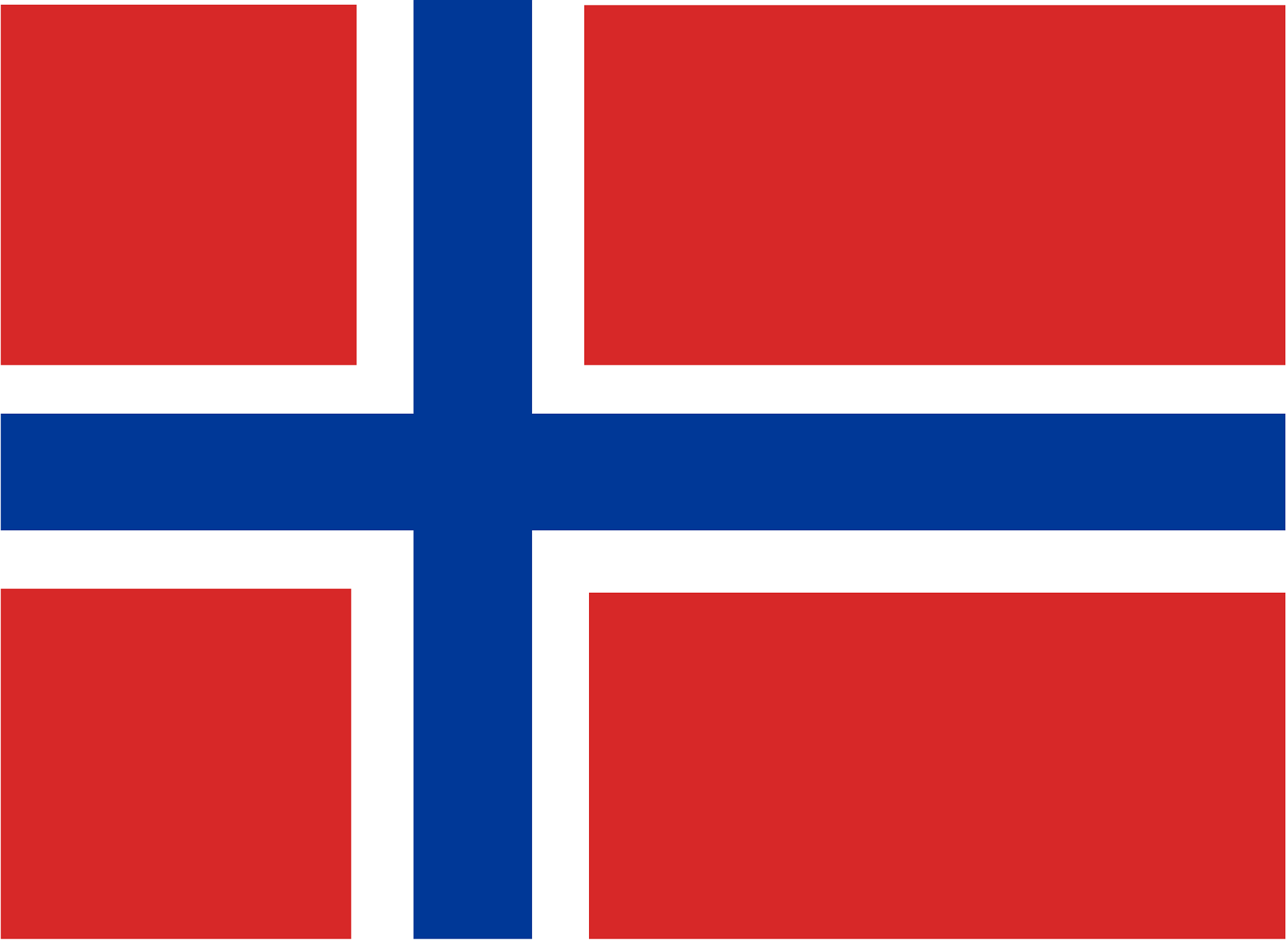 Flagge der Norwegen