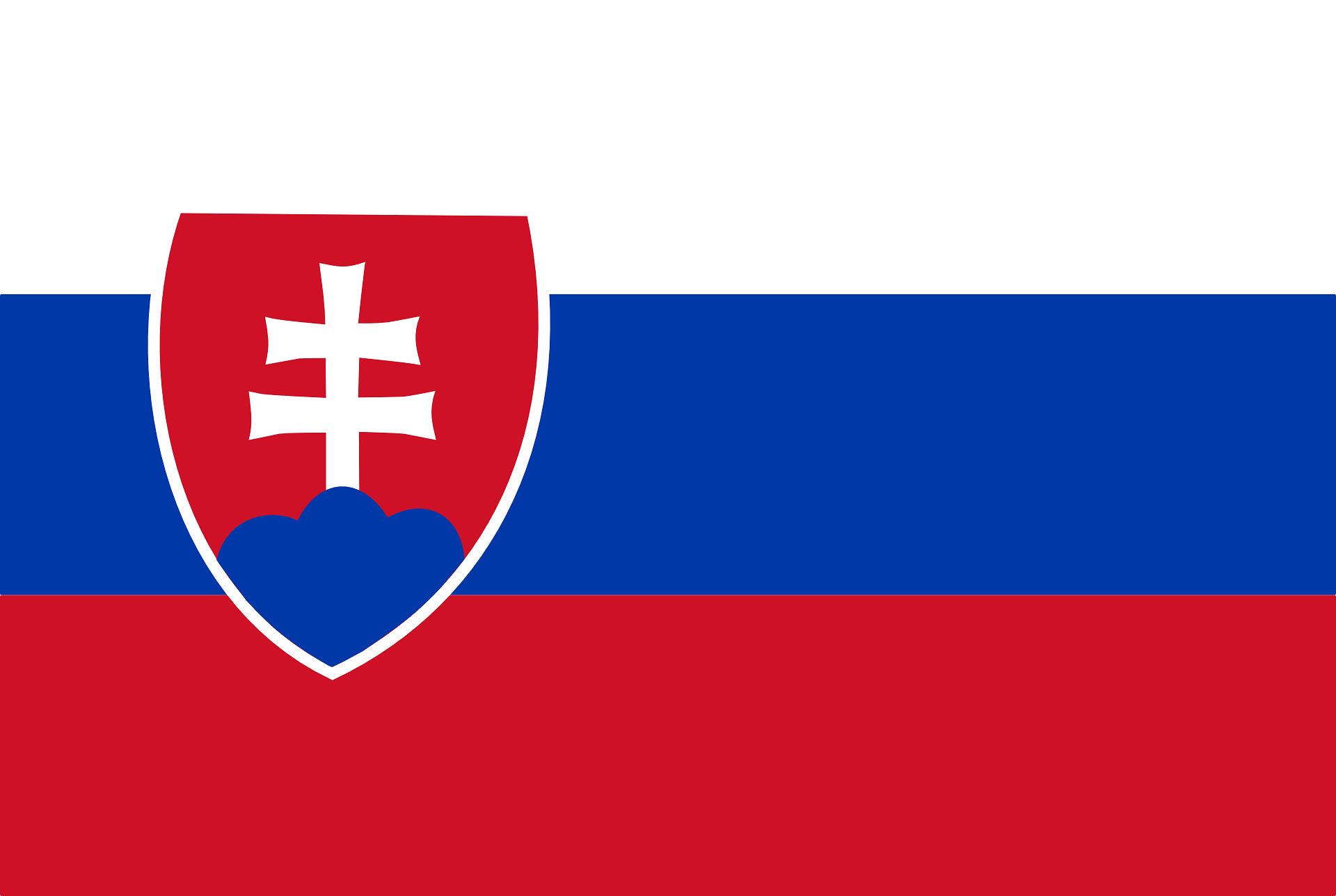 Flagge von Slowakei