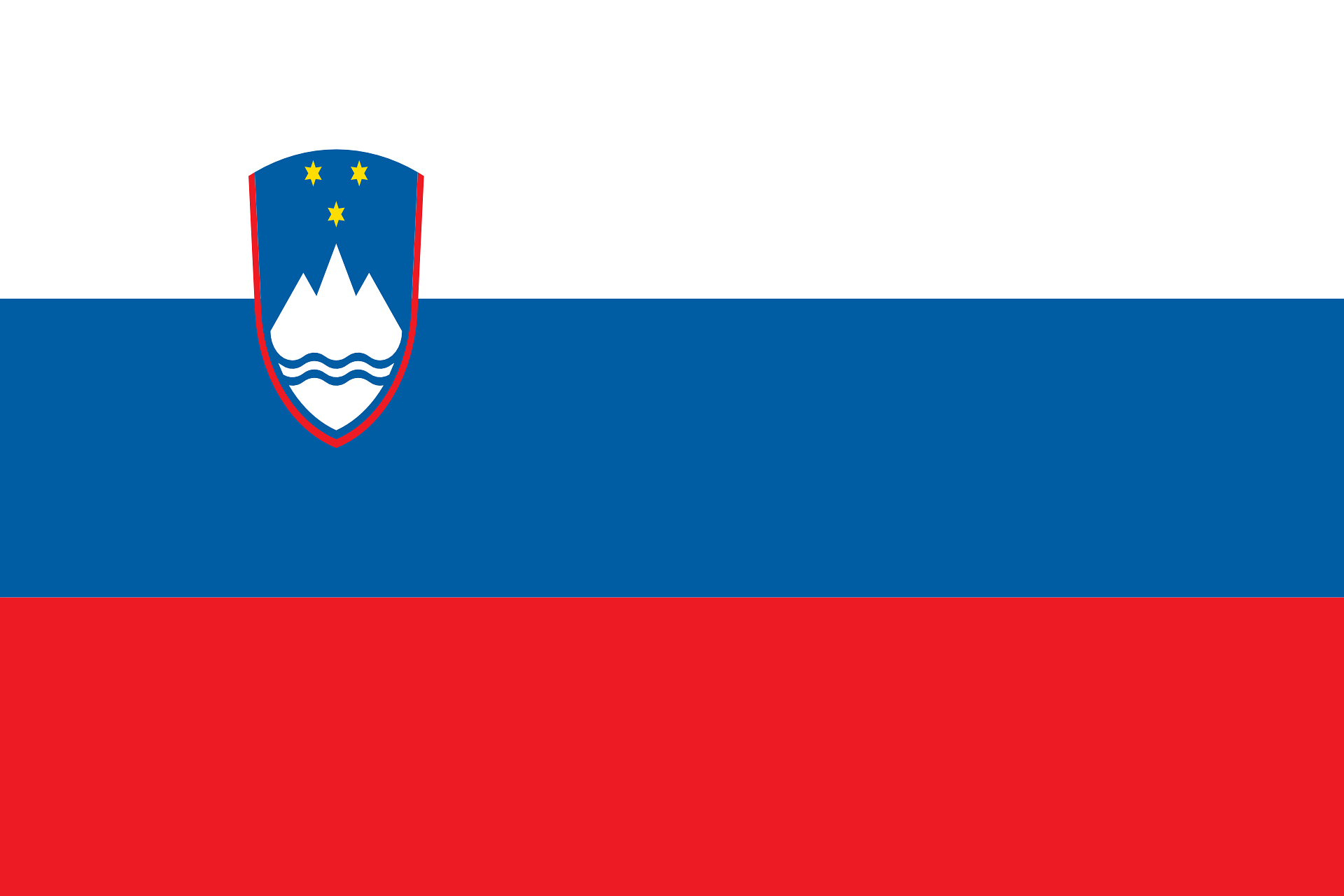 Flagge von Slowenien