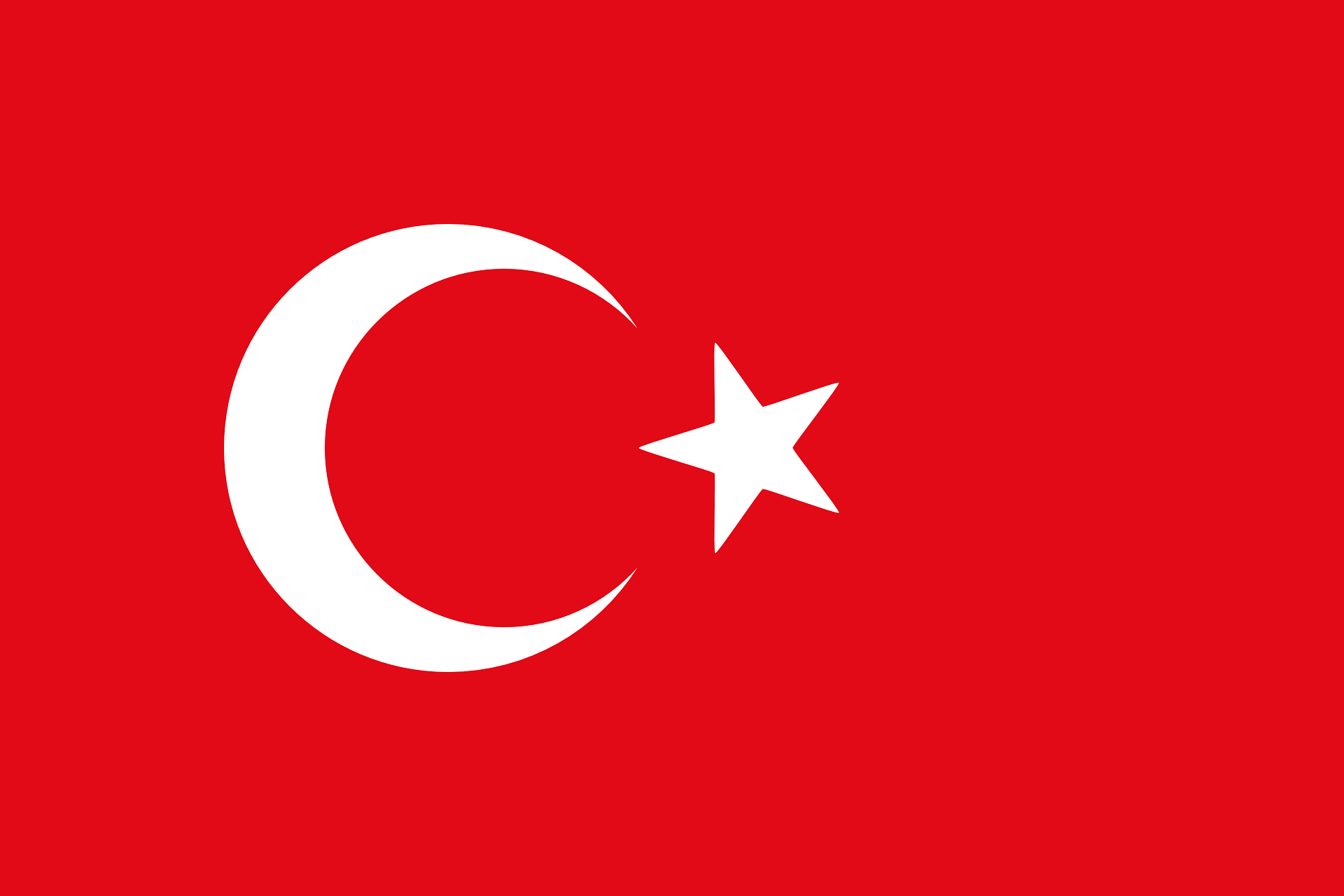 Flagge von Türkei
