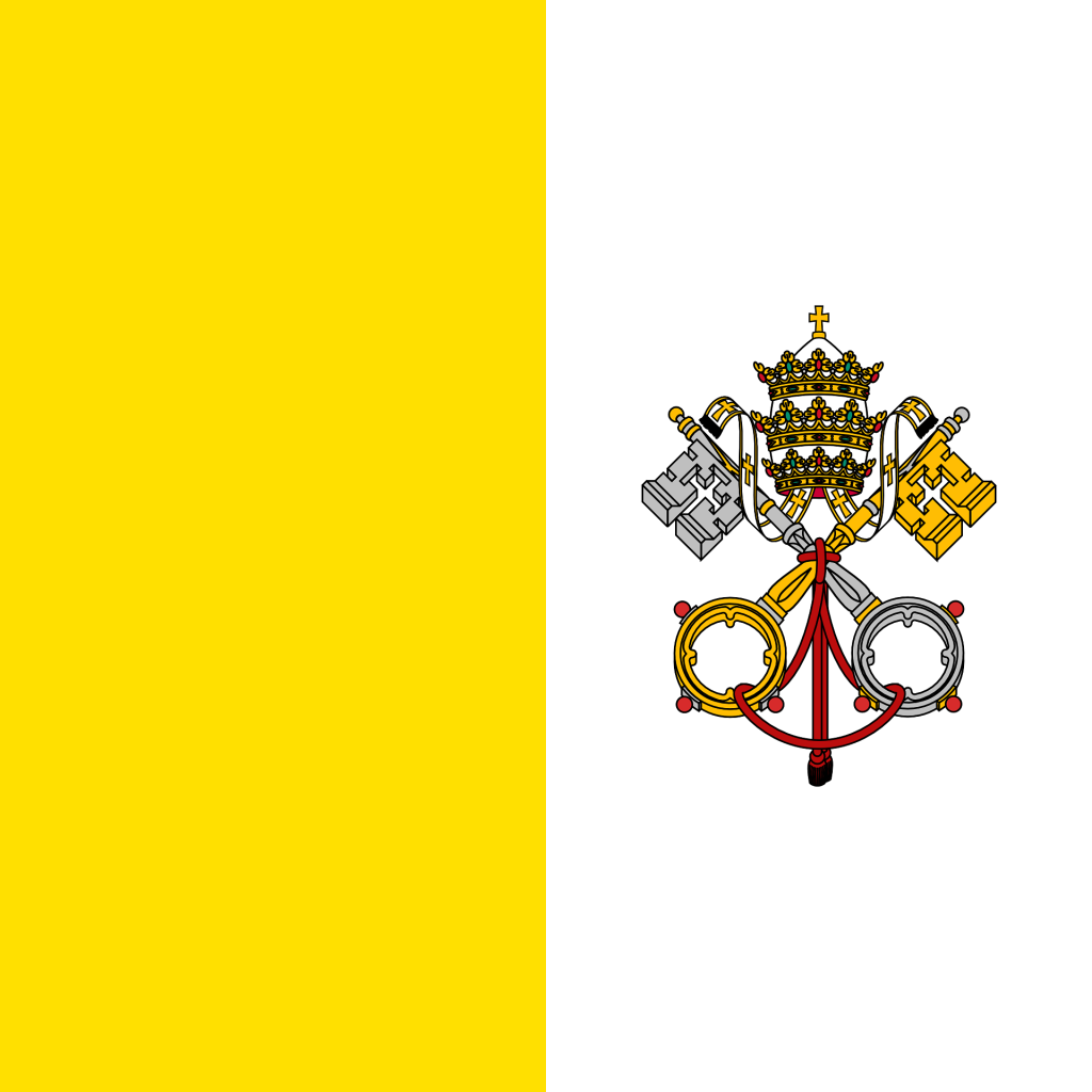 Flagge von Vatikanstadt